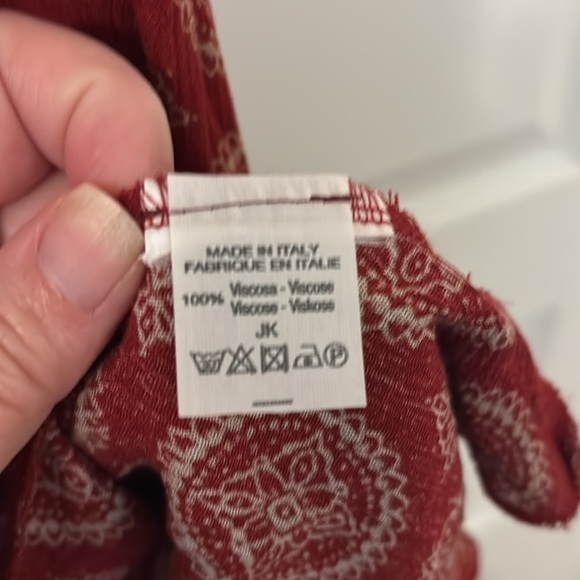 Brandy Melville dark red slip dress SZ small medium made in Italy boho chic - Picture 3 of 16